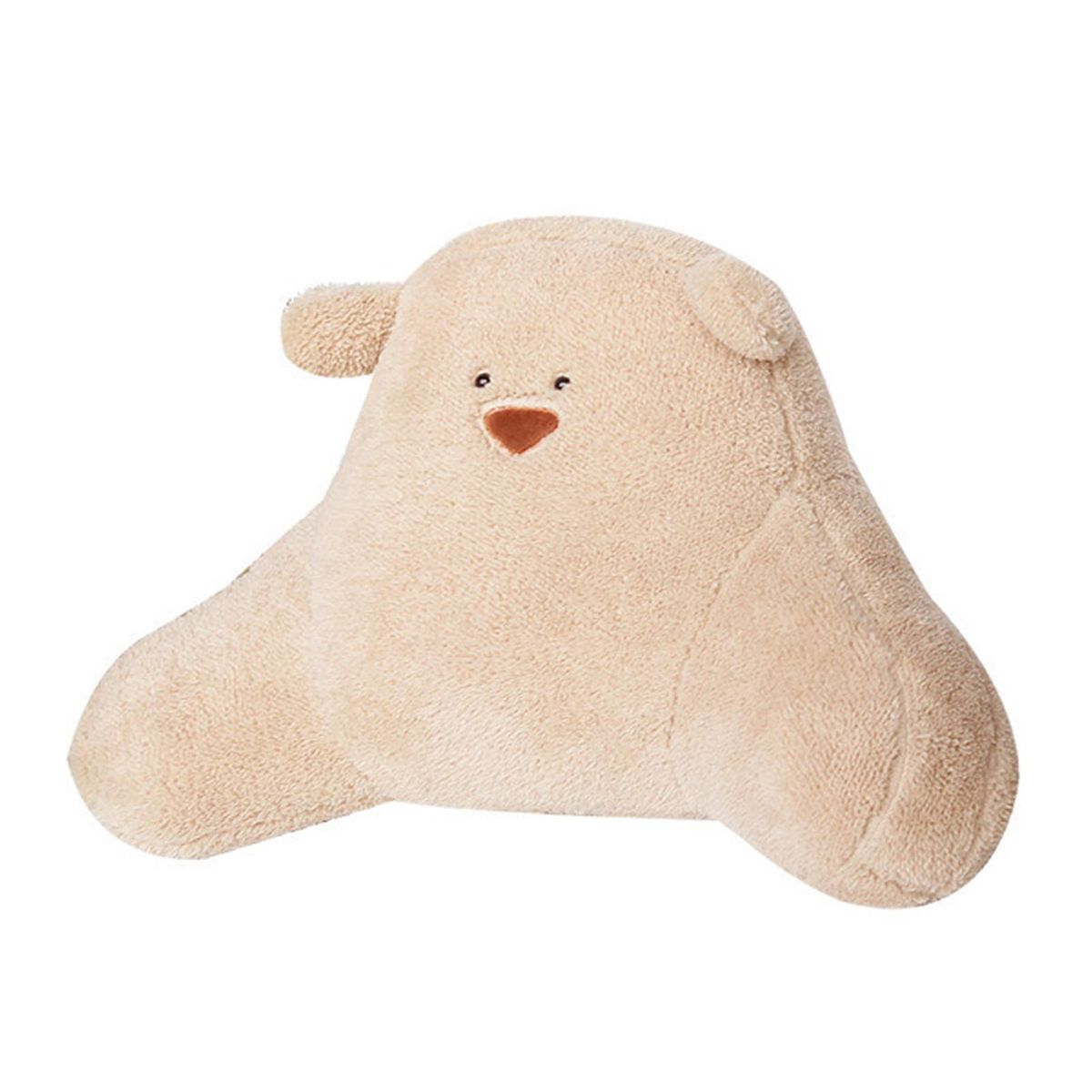 Lumbar Pad Thicken Plush Lumbar Support Khaki