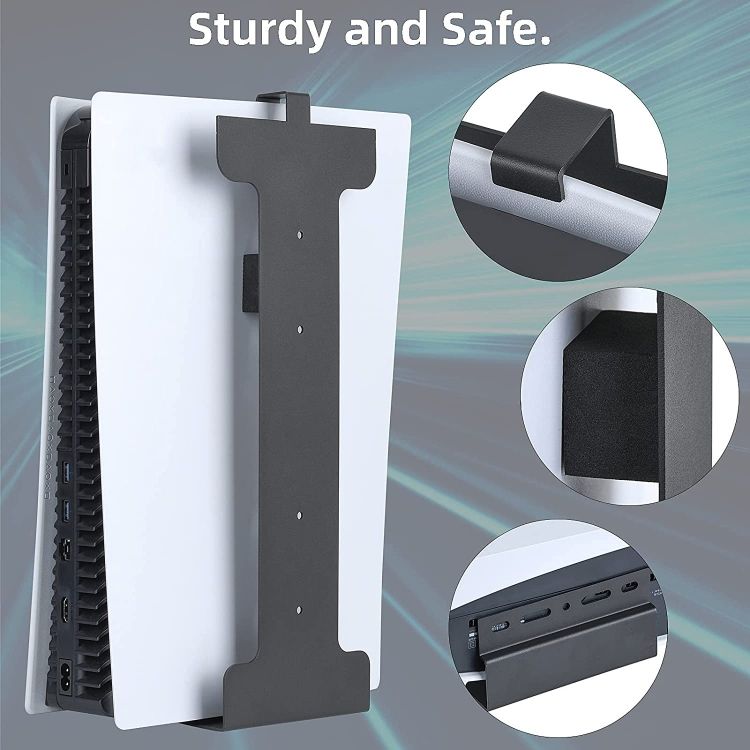 For PS5 Hanging Frame With Headset Handle Bracket