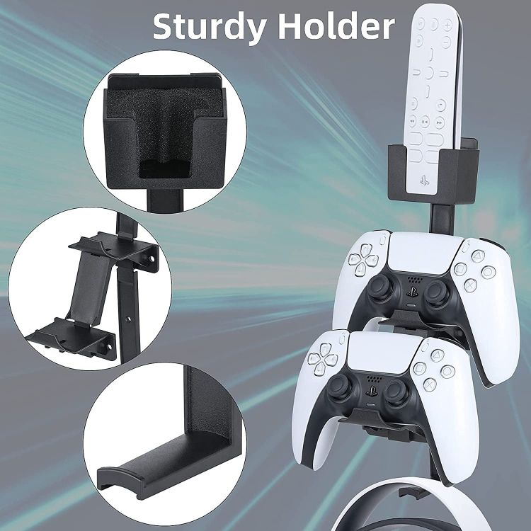 For PS5 Hanging Frame With Headset Handle Bracket