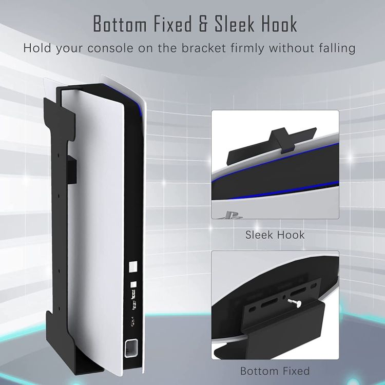 For PS5 Hanging Frame With Headset Handle Bracket