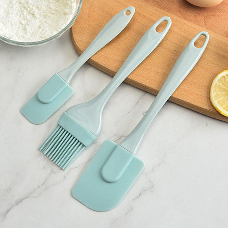 3Pcs/Set Cake Butter Spatula Kit Portable-Blue