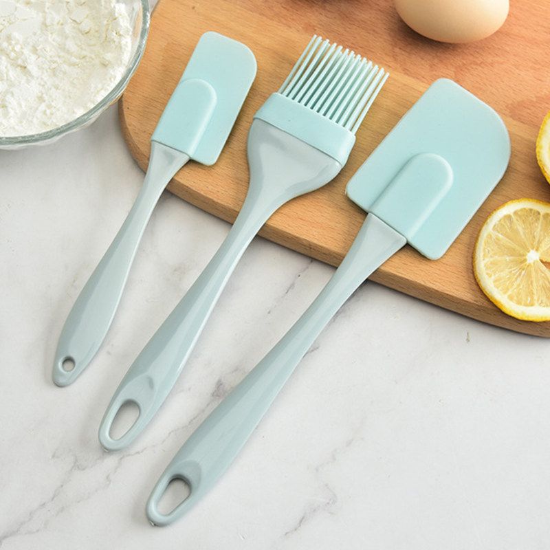 3Pcs/Set Cake Butter Spatula Kit Portable-Blue