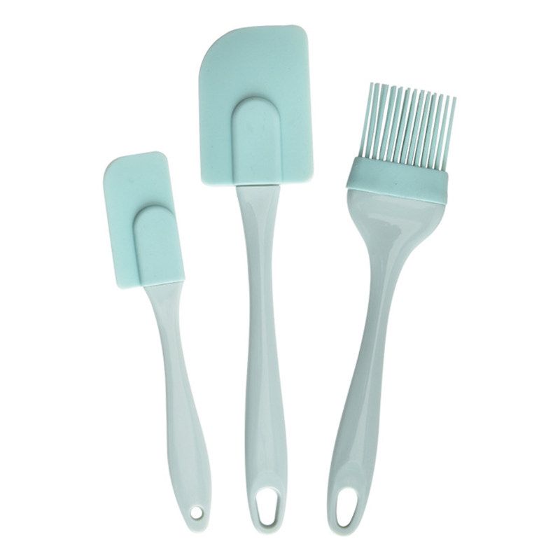 3Pcs/Set Cake Butter Spatula Kit Portable-Blue