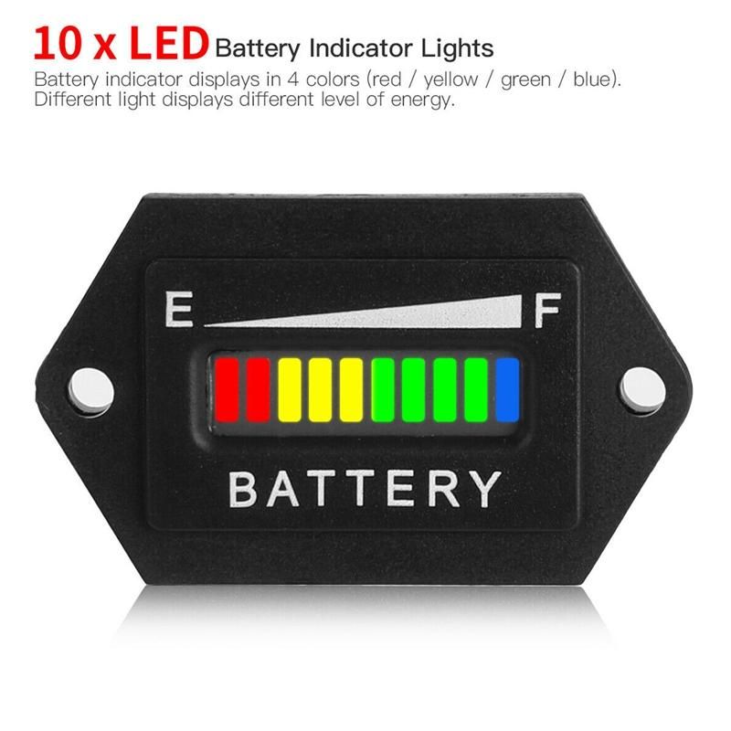 48V Volt BATTERY INDICATOR METER GAUGE for EZGO Club Car Yamaha Golf Cart