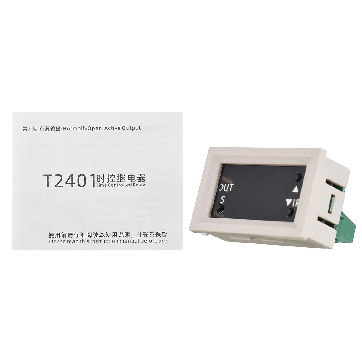 12V Time Controlled Relay Dual LED Digital Display Timer Cycle Delay Time Relay Switch Module On-off Controller
