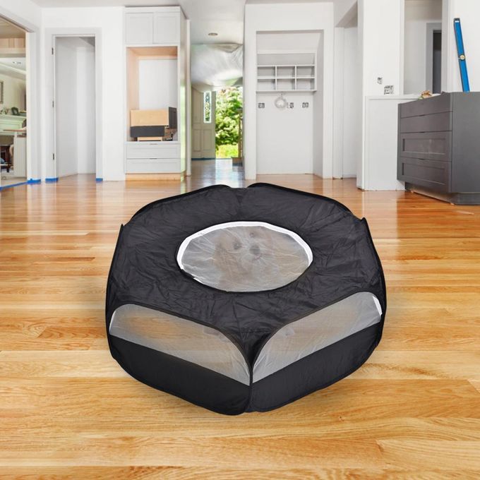 Portable Animal Playpen Outdoor Exercise For Small Cat With Cover