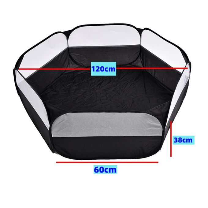Portable Animal Playpen Outdoor Exercise For Small Cat With Cover