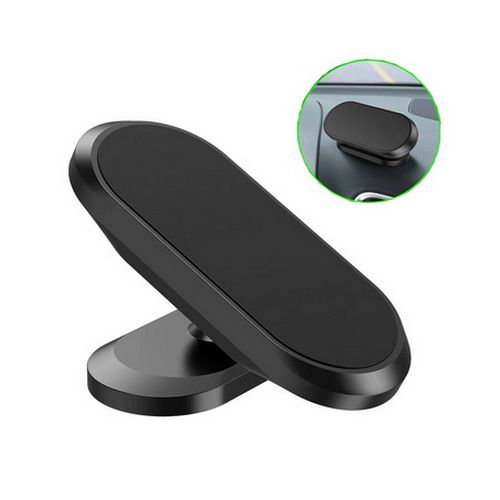 Magnetic Car Phone Holder Mini Strip Shape Stand-Black