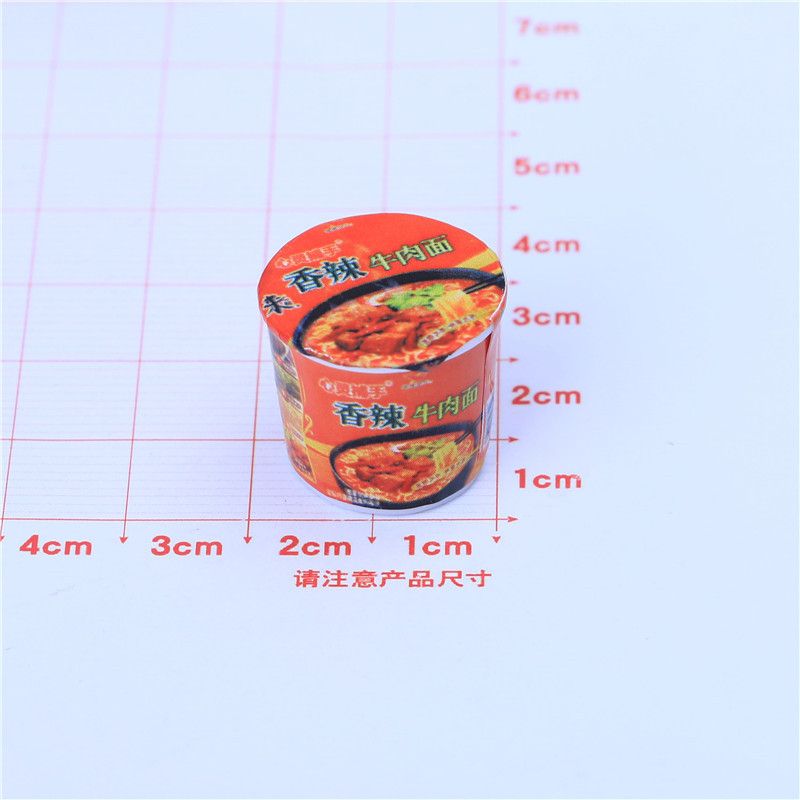 Cute Instant 26pcs Dollhouse Noodle Mini Food Bucket