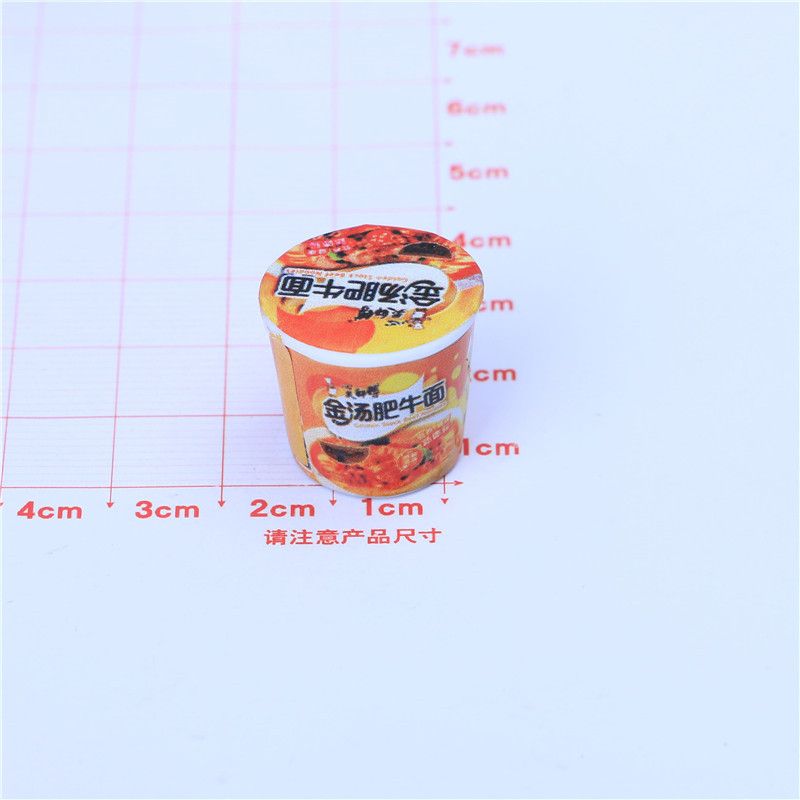 Cute Instant 26pcs Dollhouse Noodle Mini Food Bucket