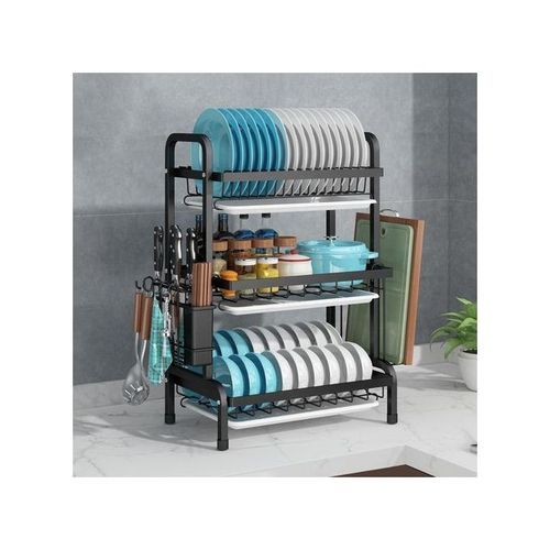 Stainless Steel Over Sink Kitchen Stand Plate Rack
