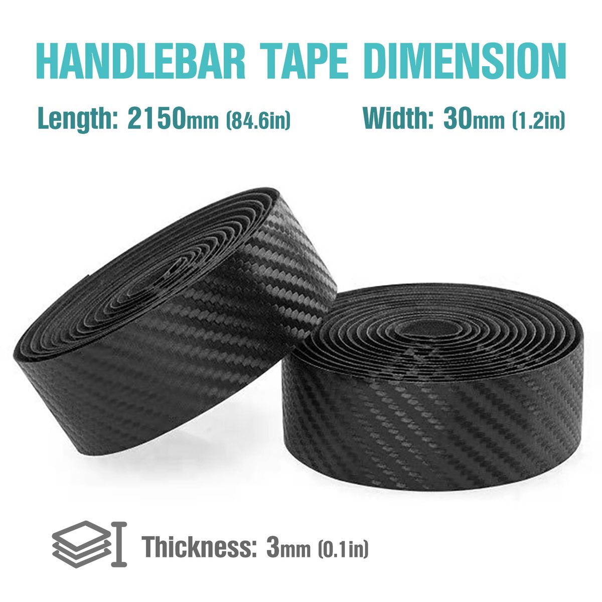 2PCS Road Bike Handlebar Tape Grips Road Comfortable Bicycle