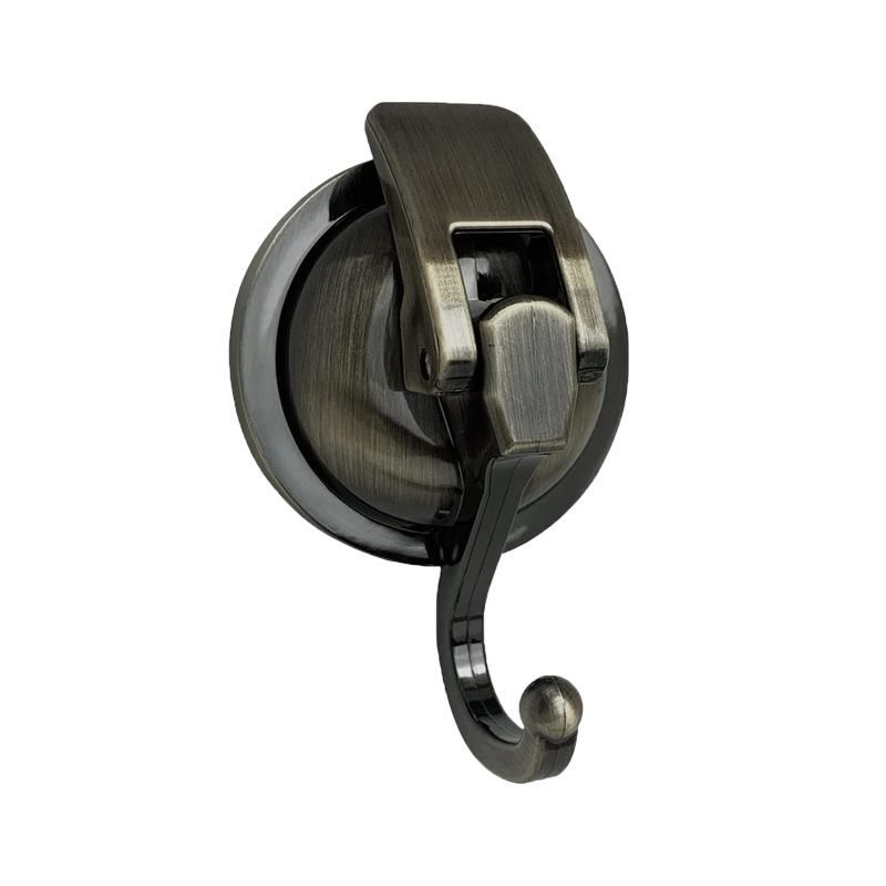 Suction cup hook strong punch-free vacuum sticky hook glass suction wall seamless bathroom bathroom kitchen rack Silver 2 cartons