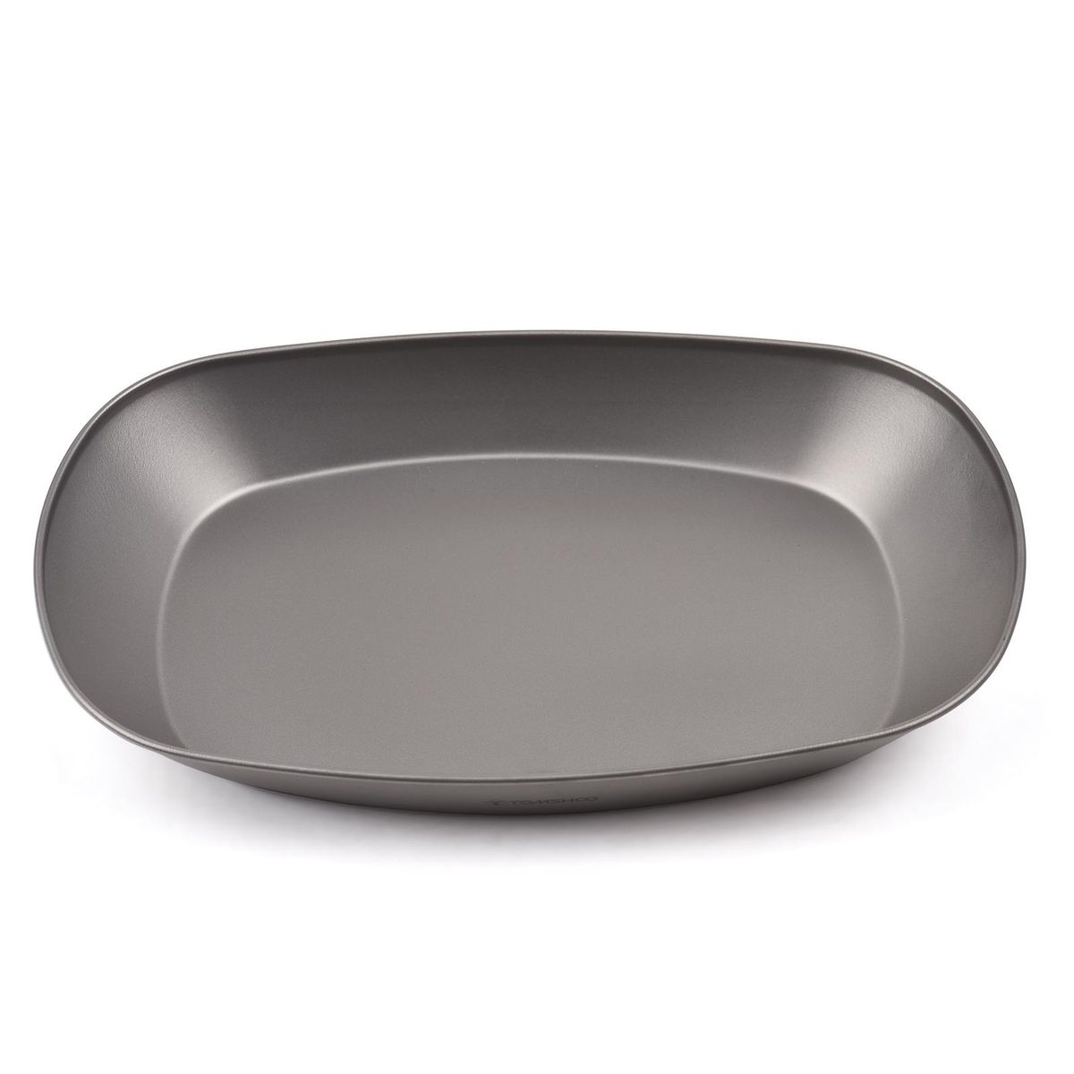 TOMSHOO Titanium Serving Platter Lightweight Camping Baking BBQ Plate Tray for Salad Pasta Snacks Cookies