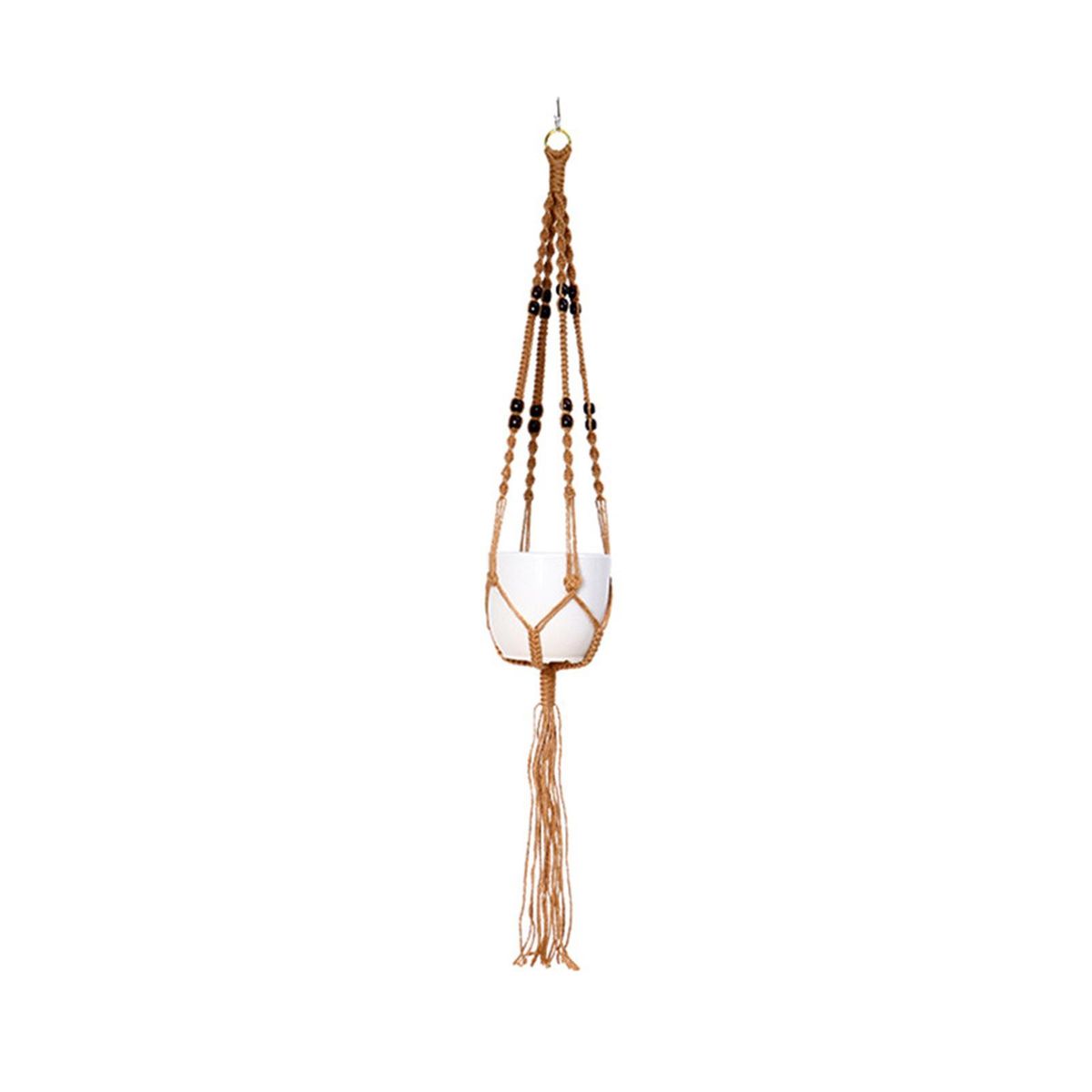 Flower Pot Net Home Room Wall Braided Flowerpot Net Bag C