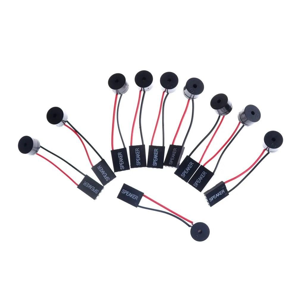 10pcs/set Motherboard Speaker Mainboard Computer BIOS Beep Code Internal Speaker Buzzle Alarm Connector Adapter Plug