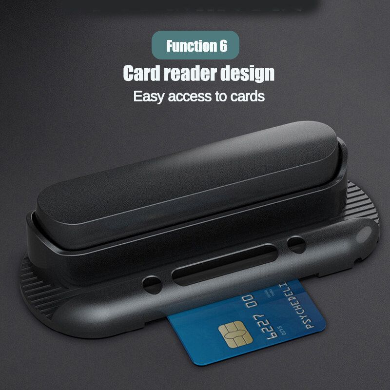 Black Luminous Car Temporary Parking Card Telephone Number Plate Temporary Parking Phone Number Card Magnetic Car Styling