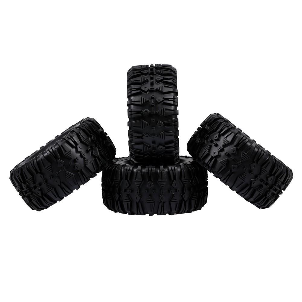 4pcs 135mm 2.2 Inch Rim Rubber Inflatable Tyre Tire Wheel for RC Car Traxxas HSP Redcat RC4WD Tamiya Axial SCX10 D90 HPI RC Rock Crawler