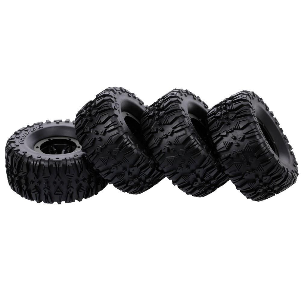 4pcs 135mm 2.2 Inch Rim Rubber Inflatable Tyre Tire Wheel for RC Car Traxxas HSP Redcat RC4WD Tamiya Axial SCX10 D90 HPI RC Rock Crawler
