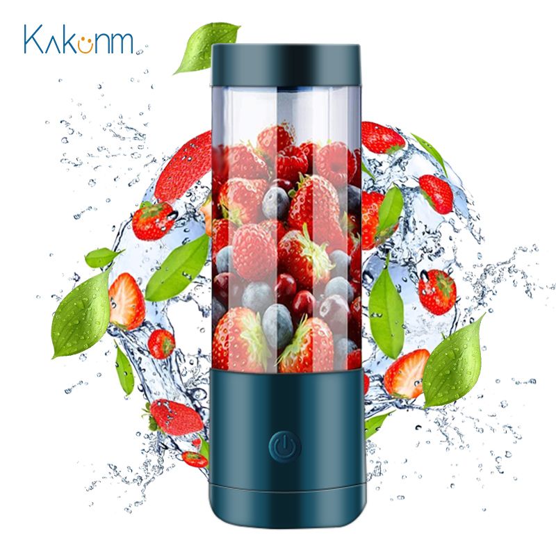 (pink)Mini Portable Juicer USB Electric Milk Fruit Machine Smoothie Blender Mixer Personal Food Processor Juice Extractor DON