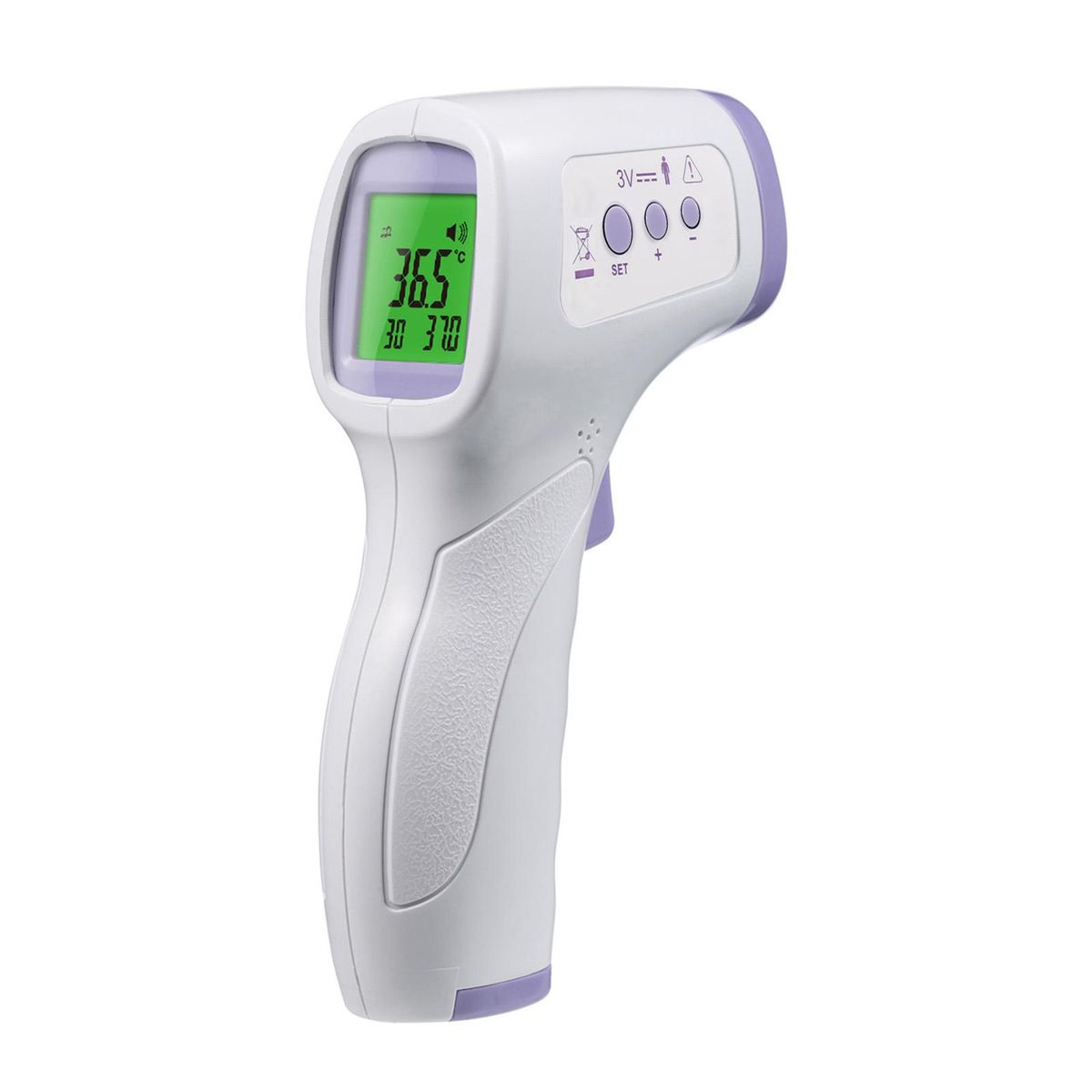 Digital Forehead Thermometer Non-contact Infrared Temperature Measurement with Color Backlight for Kids Children and Adults