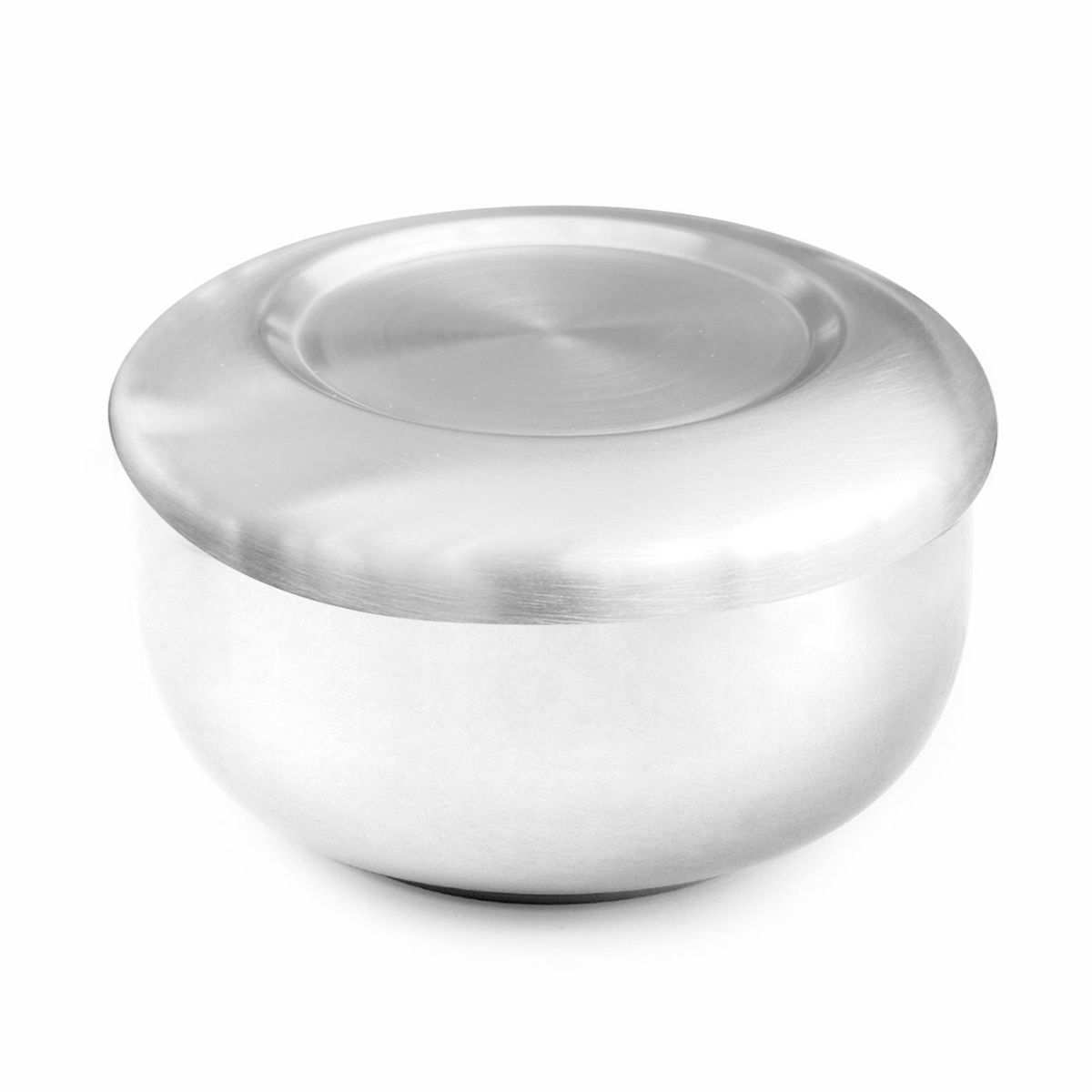 Shaving Bowl Stainless Steel Metal Shaving Soap Foaming Bowl