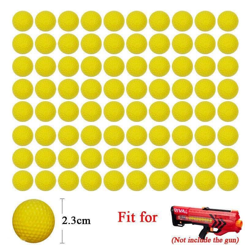 100PCS Round Refill Replace Bullet Balls Rival Apollo Dart Toy Kids Gifts
