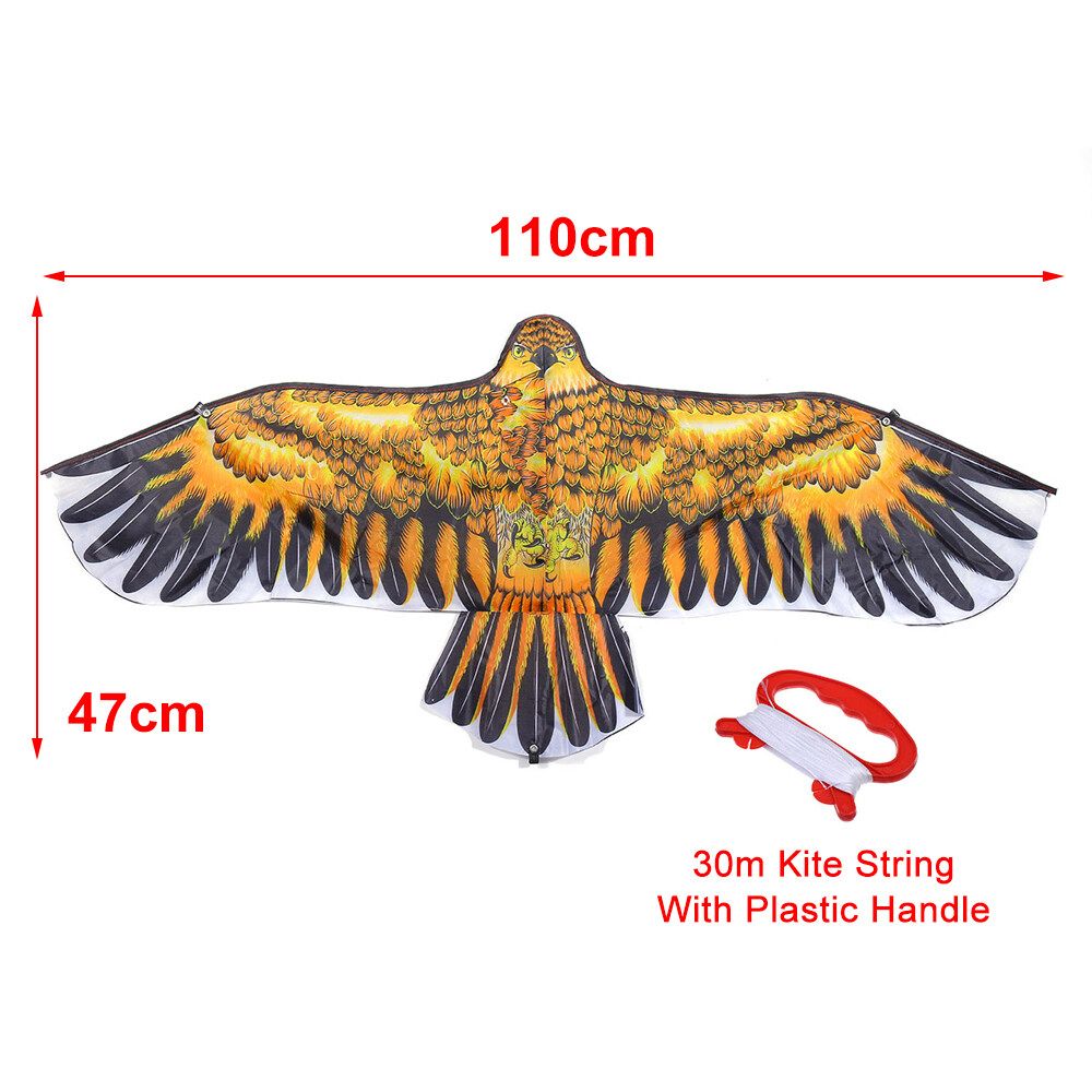 1.1m Rear Brace Kite Eagle Kite Child Kite 30m Kite String With Plastic Handle 5 Types Type 1