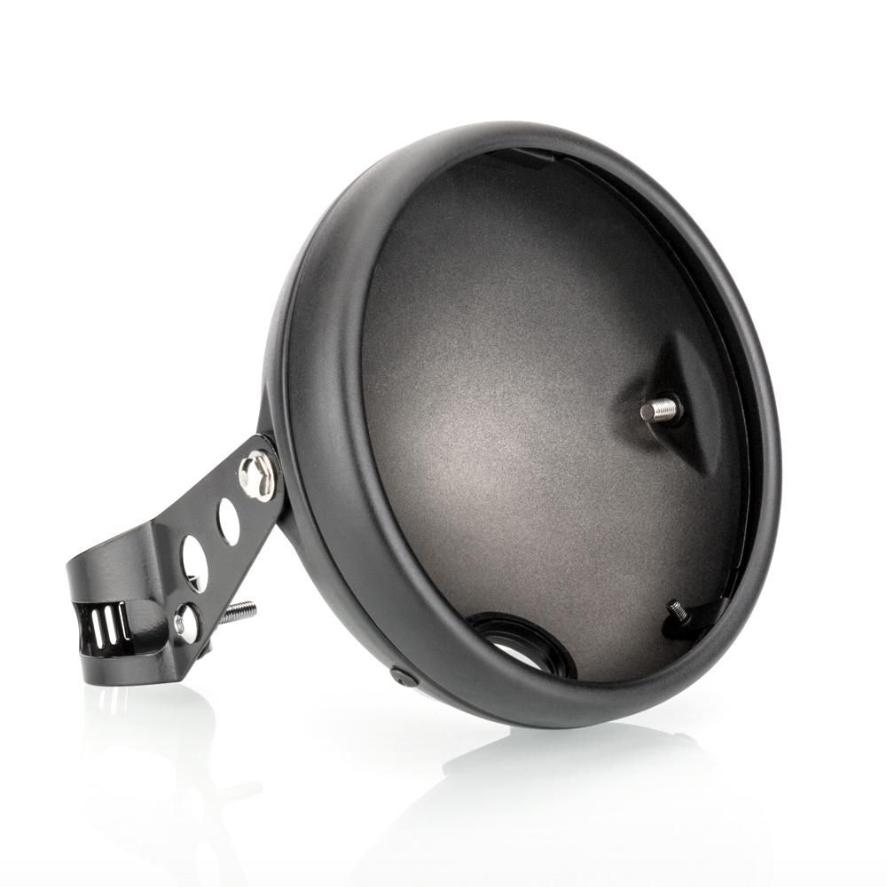 7 Inch Headlight Housing Bracket+Headlight Cover Universal Headlamp Shell 35mm to 43mm Front Shock Absorber Easy Install