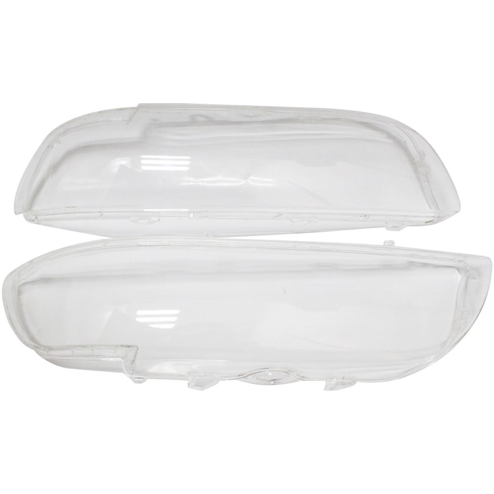 One Pair Headlight Cover Shell Clear Glass Lens Headlamp