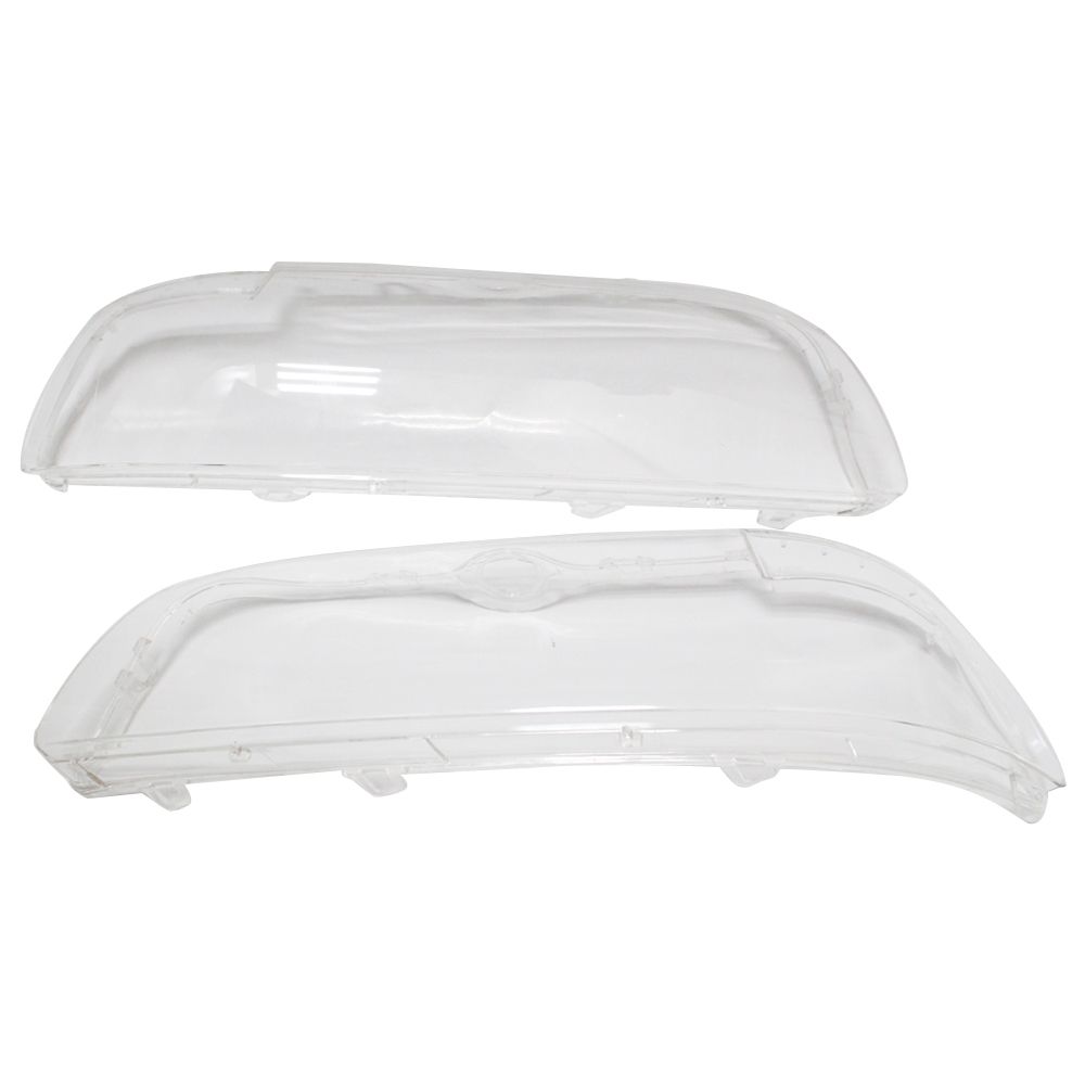 One Pair Headlight Cover Shell Clear Glass Lens Headlamp