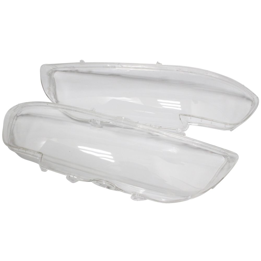 One Pair Headlight Cover Shell Clear Glass Lens Headlamp