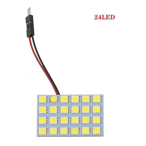 Car Panel Reading Dome Interior Bulb Roof Lights 24 LED