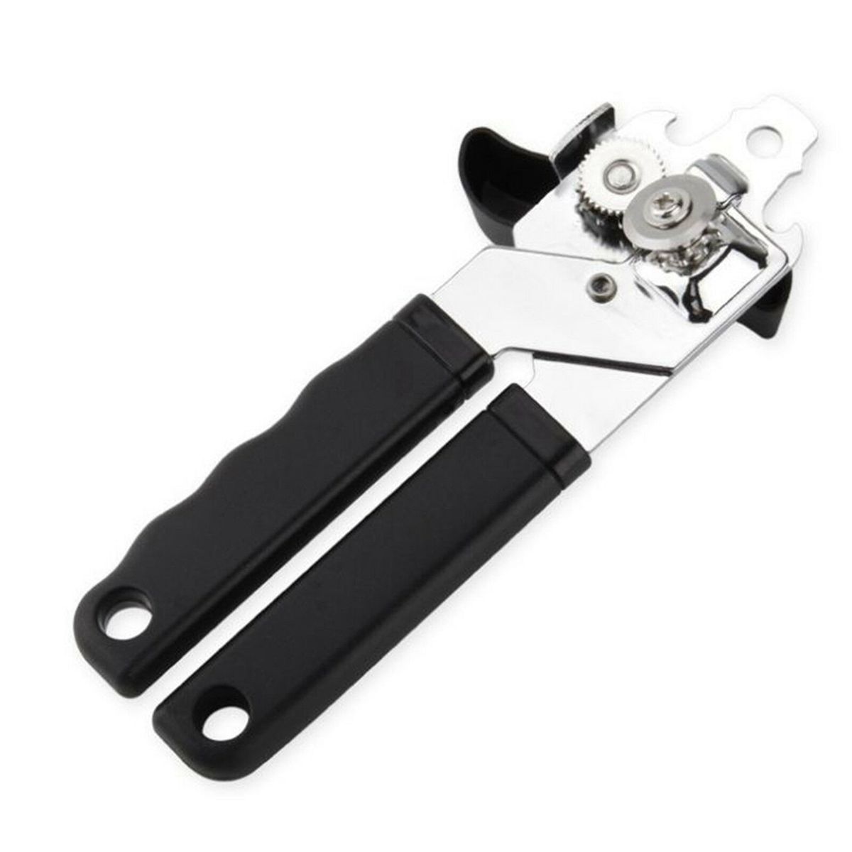 Heavy Duty Iron Tin Can Opener Cutter Comfort Handle Grip