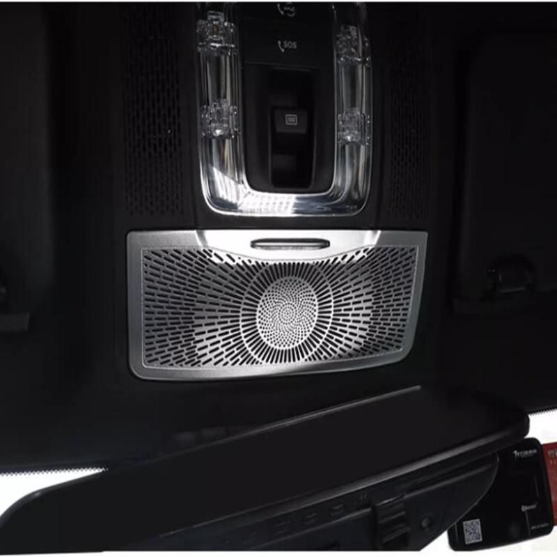 Aluminum Alloy For Mercedes Benz A B GLA GLB Class W177 W247 X247 -2023 Car Roof Glasses Box Mesh Cover Trim Accessories