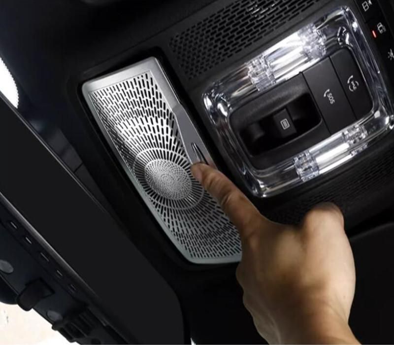 Aluminum Alloy For Mercedes Benz A B GLA GLB Class W177 W247 X247 -2023 Car Roof Glasses Box Mesh Cover Trim Accessories