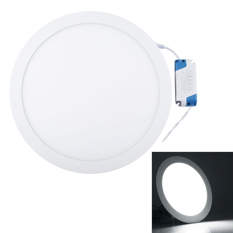 24W LED 29.5cm Round Panel 120 LED SMD 2835 Light Lamp