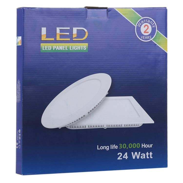 24W LED 29.5cm Round Panel 120 LED SMD 2835 Light Lamp