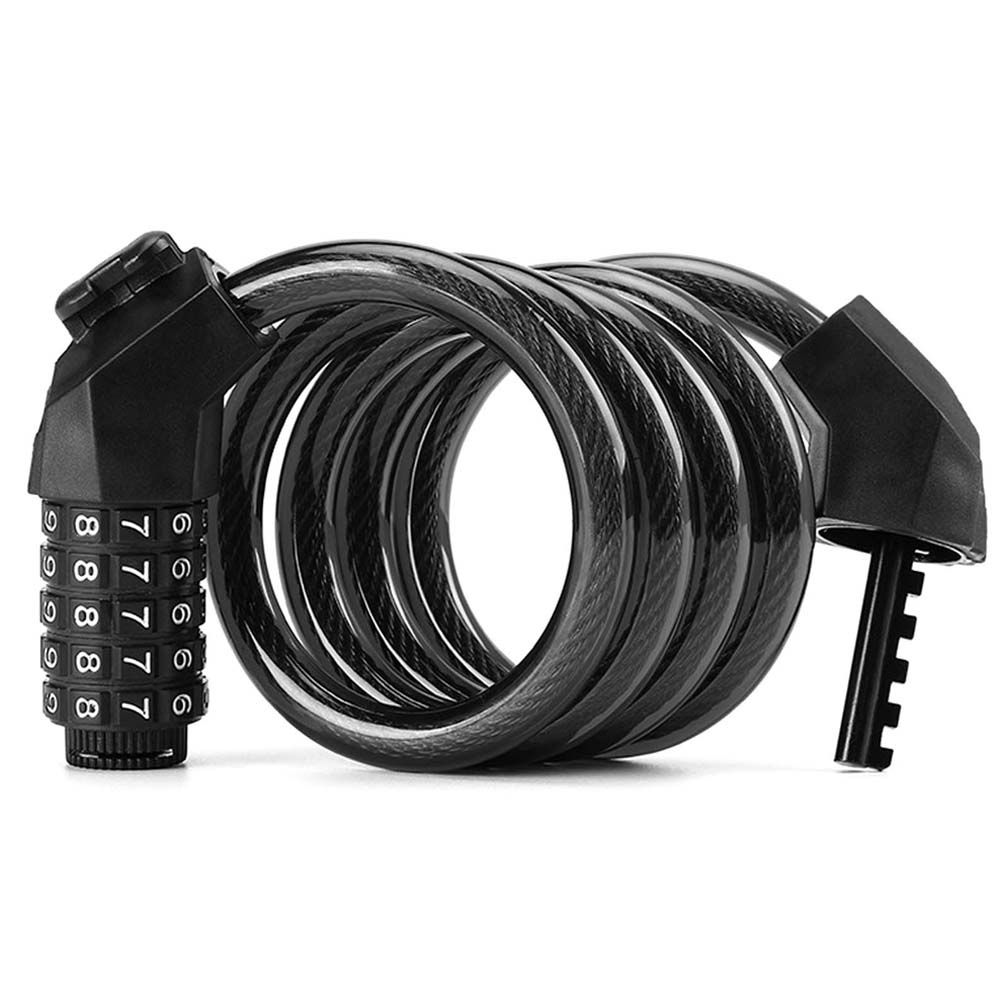 Bicycle Five Digit Code Transparent Lock Riding Equipment