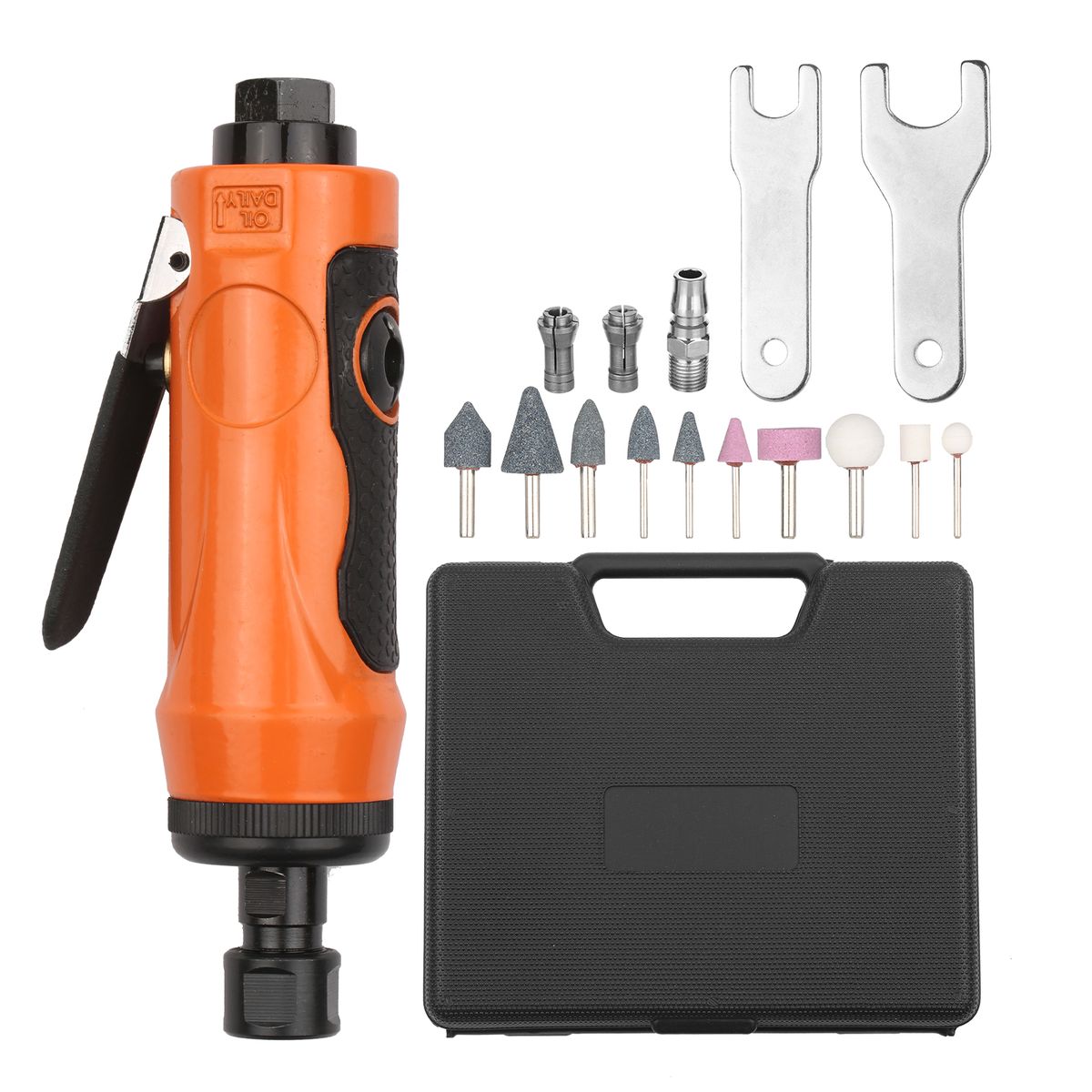 Mini Air Straight Die Grinder Set 20000RPM Pneumatic Air