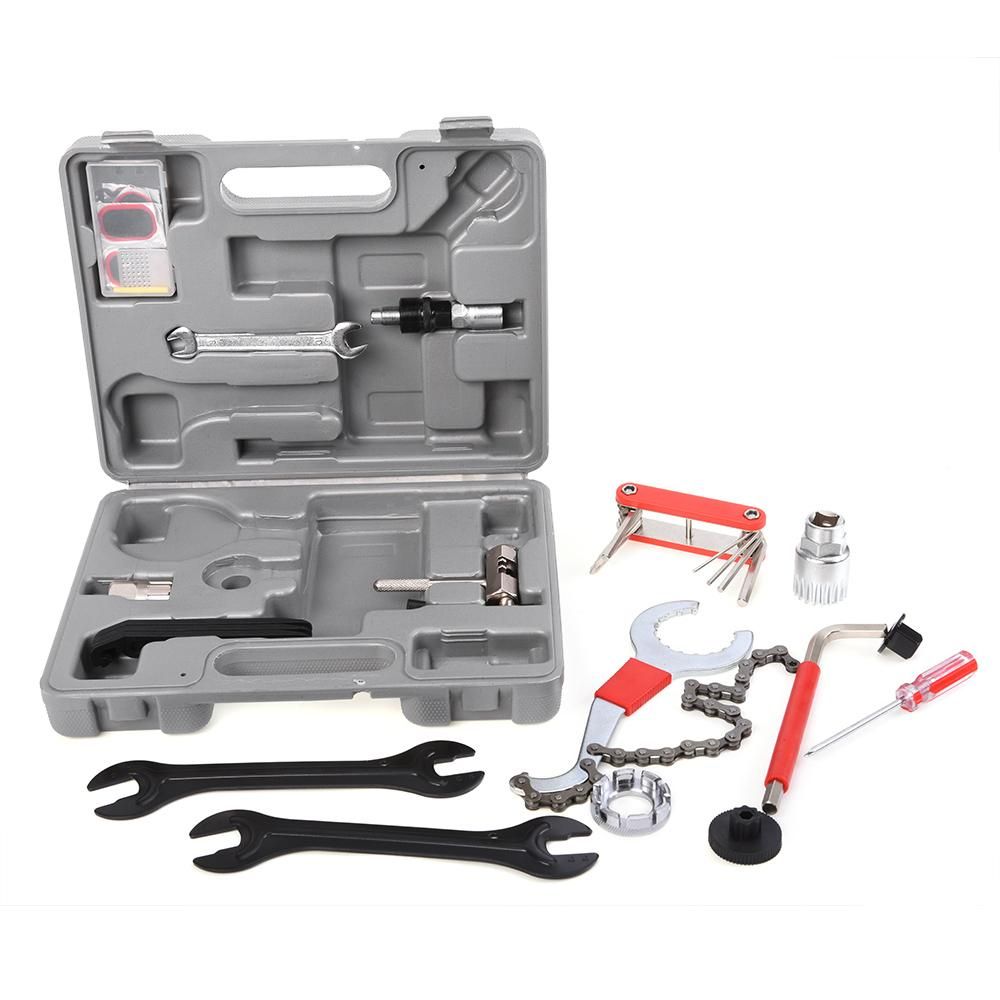 Lixada Professional Universal Home Outdoor Multi-function Purpose Bike Bicycle Repair Tool Kit Set