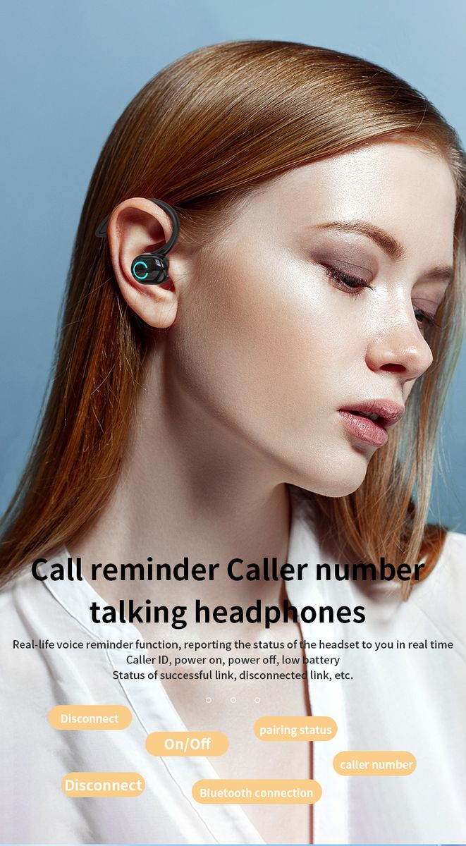 Car TWS Wireless Earphones Bluetooth