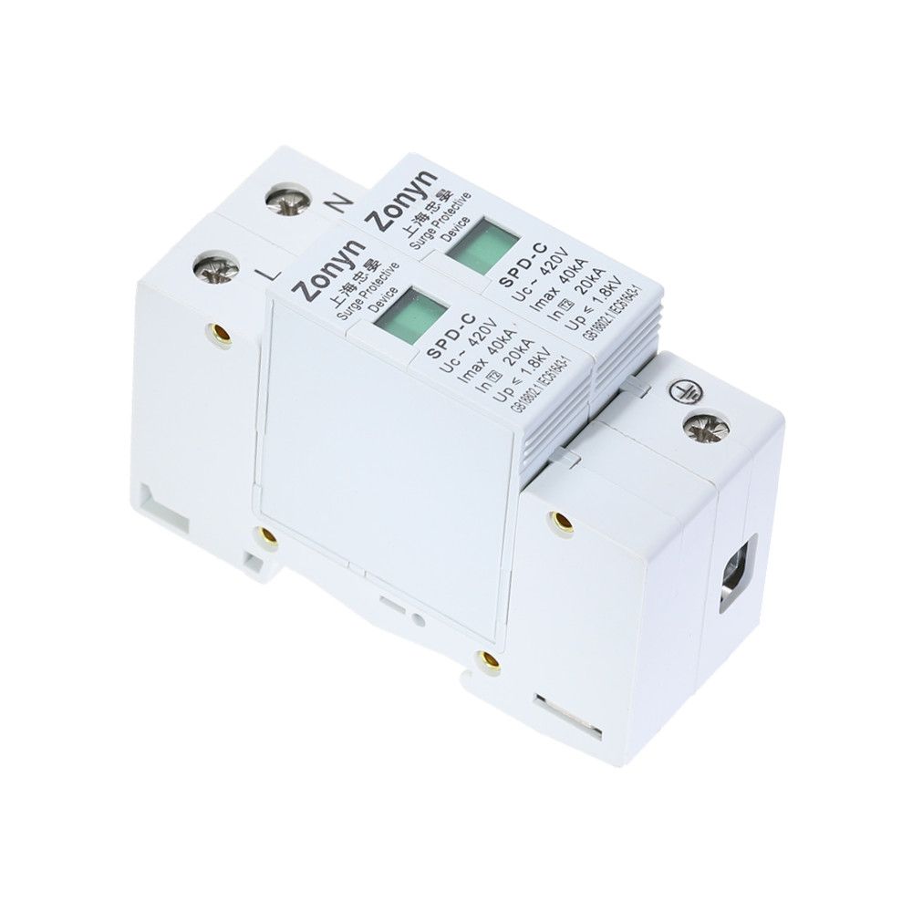 1PCS High Quality 2P SPD 420V 20KA~40KA House Surge