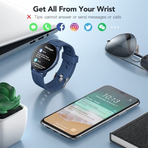 Smart Watch AGPTEK Smartwatch For Men Women IP68 Waterproof
