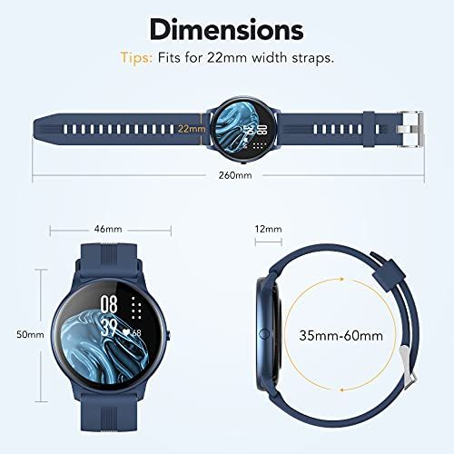 Smart Watch AGPTEK Smartwatch For Men Women IP68 Waterproof