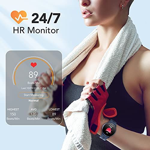 Smart Watch AGPTEK Smartwatch For Men Women IP68 Waterproof