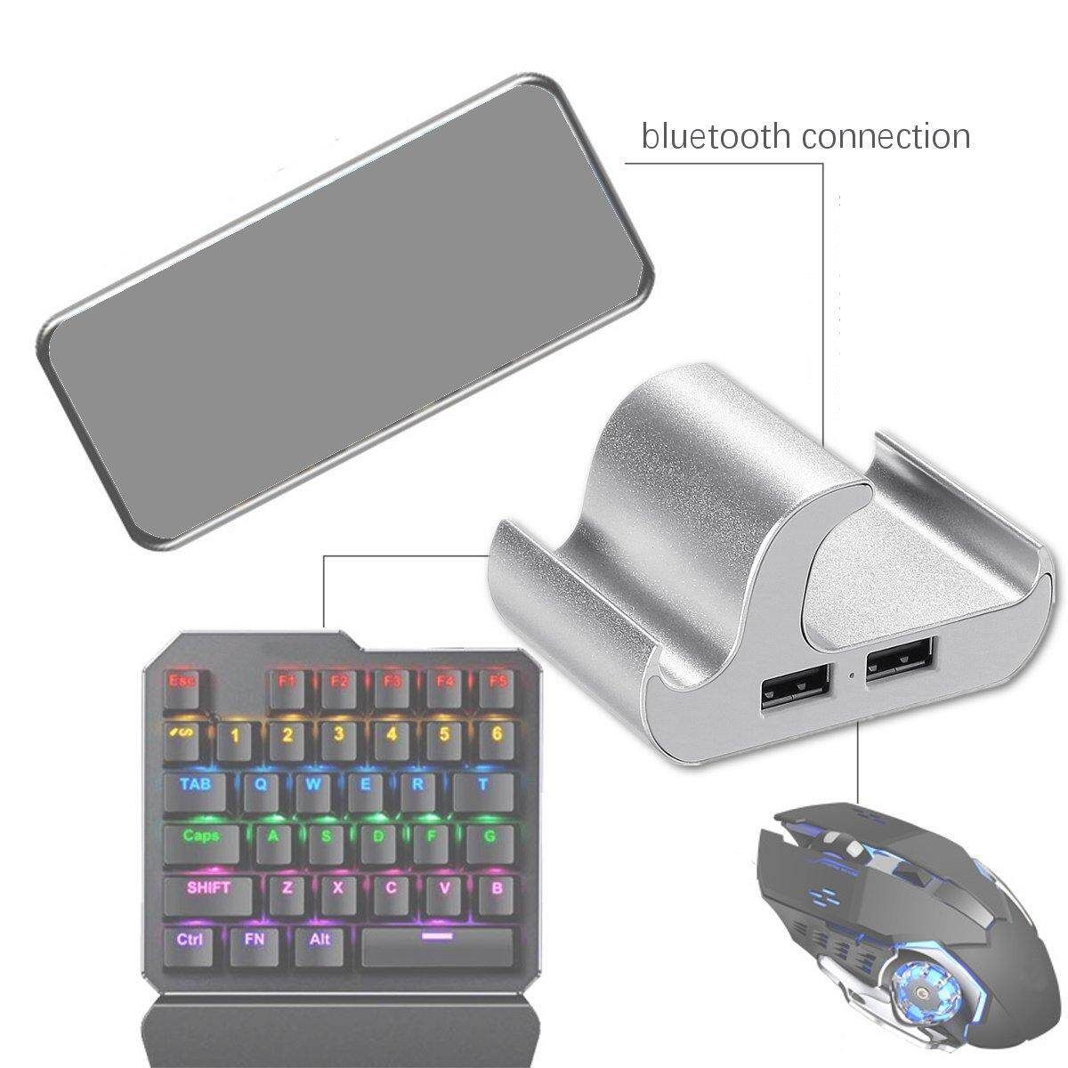 Keyboard Mouse Adapter Bluetooth Joystick Gaming Converter Kits PUBG For IOS/Android