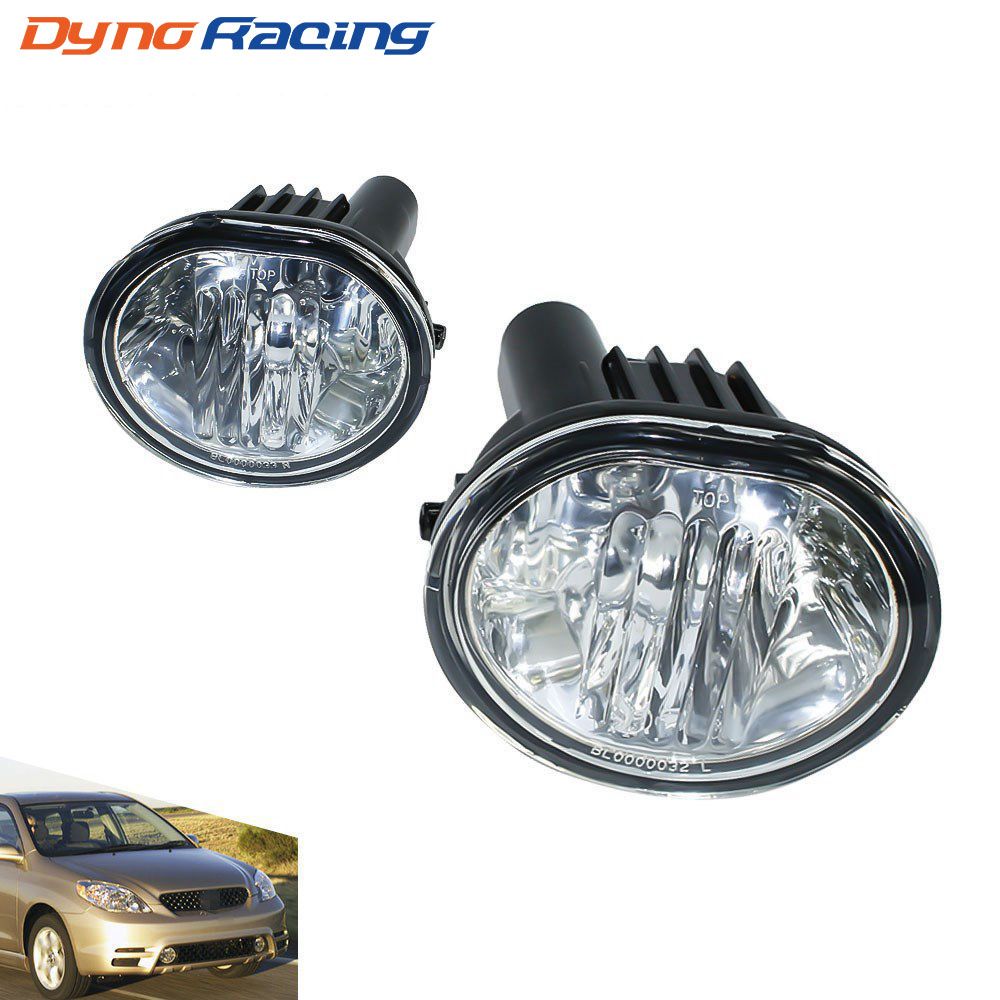 Fog Light For 2003-2008 Toyota Matrix Pontiac Vibe Fog Lamps Clear Lensper Fog Lights Driving Lamps