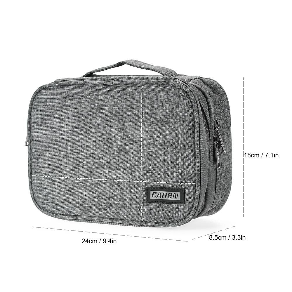 Portable Travel Makeup Bag Case Toiletry Cosmetics Bag Organizer Electronics Camera Bag