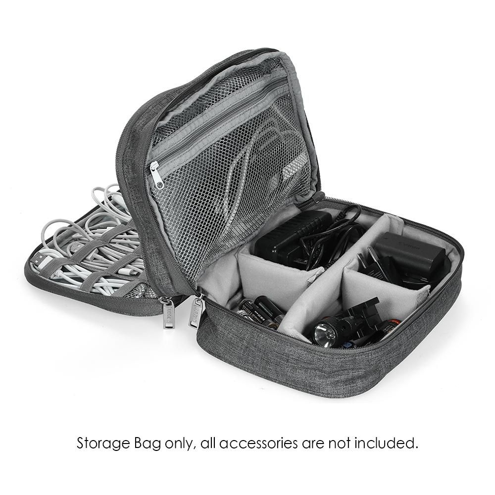 Portable Travel Makeup Bag Case Toiletry Cosmetics Bag Organizer Electronics Camera Bag